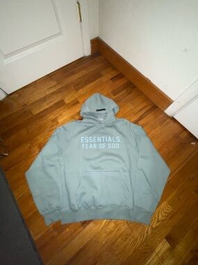 Essentials Fear of God Men's Hoodie - Light Sage Green